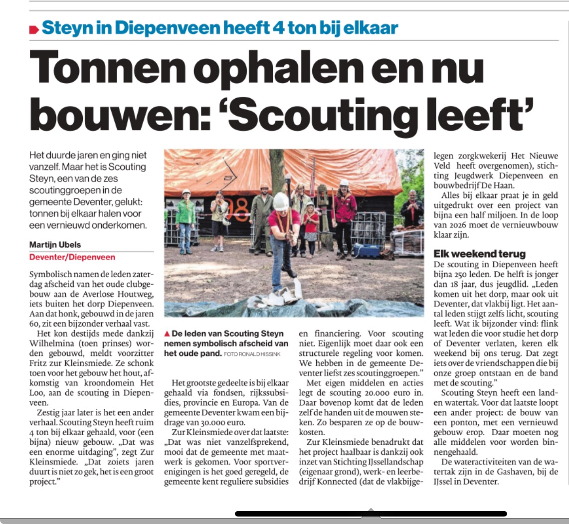 In de Stentor van 01-09-2025